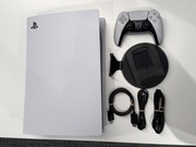 PlayStation 5 z napędem Blu-ray – stan idealny, komplet, faktura