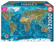 NOWE! Educa 19057 Cuda świata - Puzzle 12 000 elementów