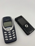 Zestaw telefonów GSM – Nokia 3310 + Sony Ericsson W302 – sprawne