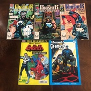 Punisher x5 oryginalne zeszyty Jim Lee i  inni