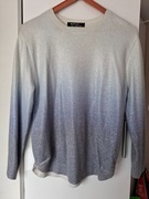 Sweterek damski ze srebrną nitką