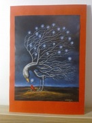 Kopia – reprodukcja obrazu Rafała Olbińskiego oprawiona w antyramę 