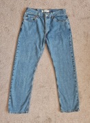 Klasyczne jeansy straight wyższy stan Levi's 505 ok. W32 L32 (z metki W33)