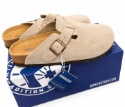 TOP jakość skóra naturalna __ Birkenstock Boston Taupe rozm. 39  nowe ___