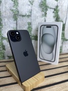 iPhone 15/Black/100% Kondycji/Rewalacyjny Stan/Pełen Zestaw/Gwarancja