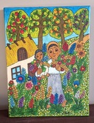 Matka Boska Zielna obraz ludowy 