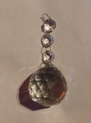 Szklana zawieszka/ozdoba/element dekoracyjny