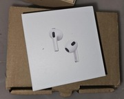 Słuchawki bluetooth, douszne, białe, nowe Lightning 