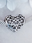 Ażurowe serce Charm's modułowy serce system moduł s 9 2 5 