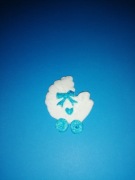 Ozdoba na tort, chrzest, wózek