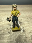 Żołnierzyk PRL Oficer z lornetka. 