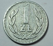 1 zł  aluminium piękna moneta z lat 1971 nr. 822