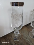 Zestaw ekskluzywnych kieliszków kryształowych kieliszki Echt Platin 18szt.