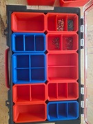 Pojemniki Qbrick do organizera System PRO 100 i szuflady Drawer PRO wąskiej
