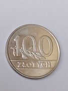 100zł 1990 Odmiana B Mennicza!!