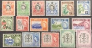 Jamajka 1956 Elżbieta II SG 159-174 Kolonie Brytyjskie pełna seria MVLH