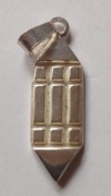 Srebrny wisiorek Atlantów 3,5cm. 