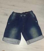 Szorty jeansowe krótkie spodenki r.122 7 lat gumka