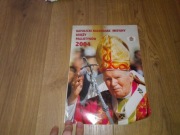 Kalendarz ścienny katolicki papieski papież Jan Paweł II 2004