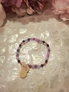 Bransoletka handmade z naturalnych kamieni hematyt epidot mika