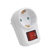 Gniazdo SCHUKO Adapter. Przełącznik.