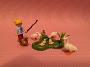 Playmobil zestaw Dziewczynka z gęsiami 