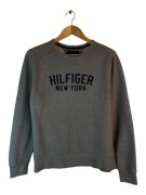 Bluza Tommy Hilfiger szara z dużym logiem 2 XL