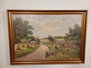 Stary obraz na płótnie Hilbert Jensen  .