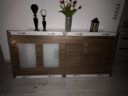 Drzwi przesuwne Malaga 2/4 szyby Akacja ST strona prawa