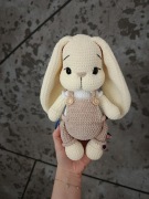 Ręcznie robiony króliczek, personalizowany, prezent dla dziecka