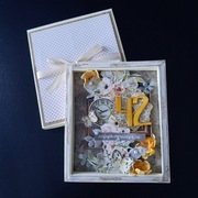 Kartka okolicznościowa shadow box z pokrywką