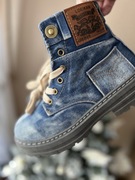 Stylowe trapery jeansowe