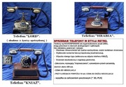 Telefony retro z poprzedniego wieku.