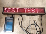 programowalny wyświetlacz LED do wyświetlania tekstu moving message