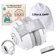 Dziecięca opaska 2w1 – redukcja hałasu -25 dB | regulowana | antypoślizgowa