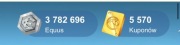 Howrse 5570 kuponów, 19 UH, bogaty CR, boskie konie