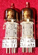 2 x GE USA Ovensboroe 6414 ~ecc81 12at7 Gain185%