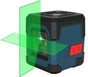 Laser krzyżowy z zieloną wiązką pion poziom statyw 