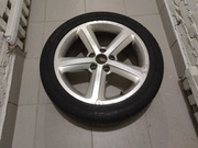 Alufelga 17" Audi 5 śrub, opona letnia Hankook 235/45ZR17