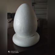 Jajo styropianowe z oponką 