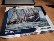 Zestaw puzzle 1000 Clementoni French Tall ship Plisson Collection