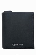 Calvin Klein - Męski Portfel Skórzany RFID - Czarny