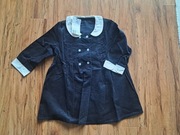 nowa granatowo biała sztruksowa sukieneczka na wzrost 110cm