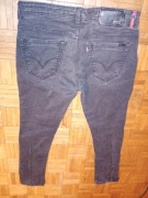 JEANSY LEVIS REDLOOP 36 czarne jeansy +TRAMPKI graTis