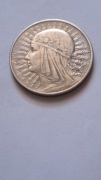 II RP  10 zł Głowa Kobiety 1932r. b.zn.m.