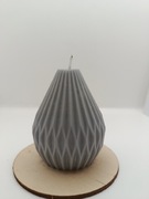 Szara świeca w nowoczesnej formie