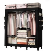 Szafa, garderoba, organizer, półka na buty czarna loft / industrial / boho