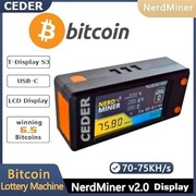 Nerdminer V2 Bitcoin BTC Górnik Łatwo BTC Nerd