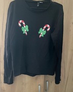 Cienka bluza z motywem świątecznym 