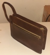 SASZETKA MĘSKA SKÓRZANA PRL.